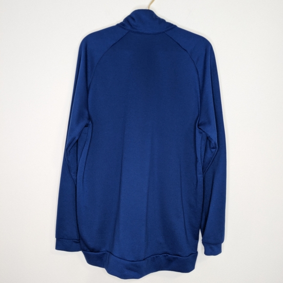 Nike Mens Large Blue Dri-Fit Standard Fit Running 1/4Zip Pullover Fleece Sweater - Picture 6 of 9